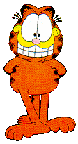 smiling garfield